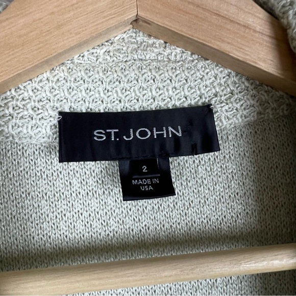 St. John One Button Blazer Size 2 - Picture 3 of 6